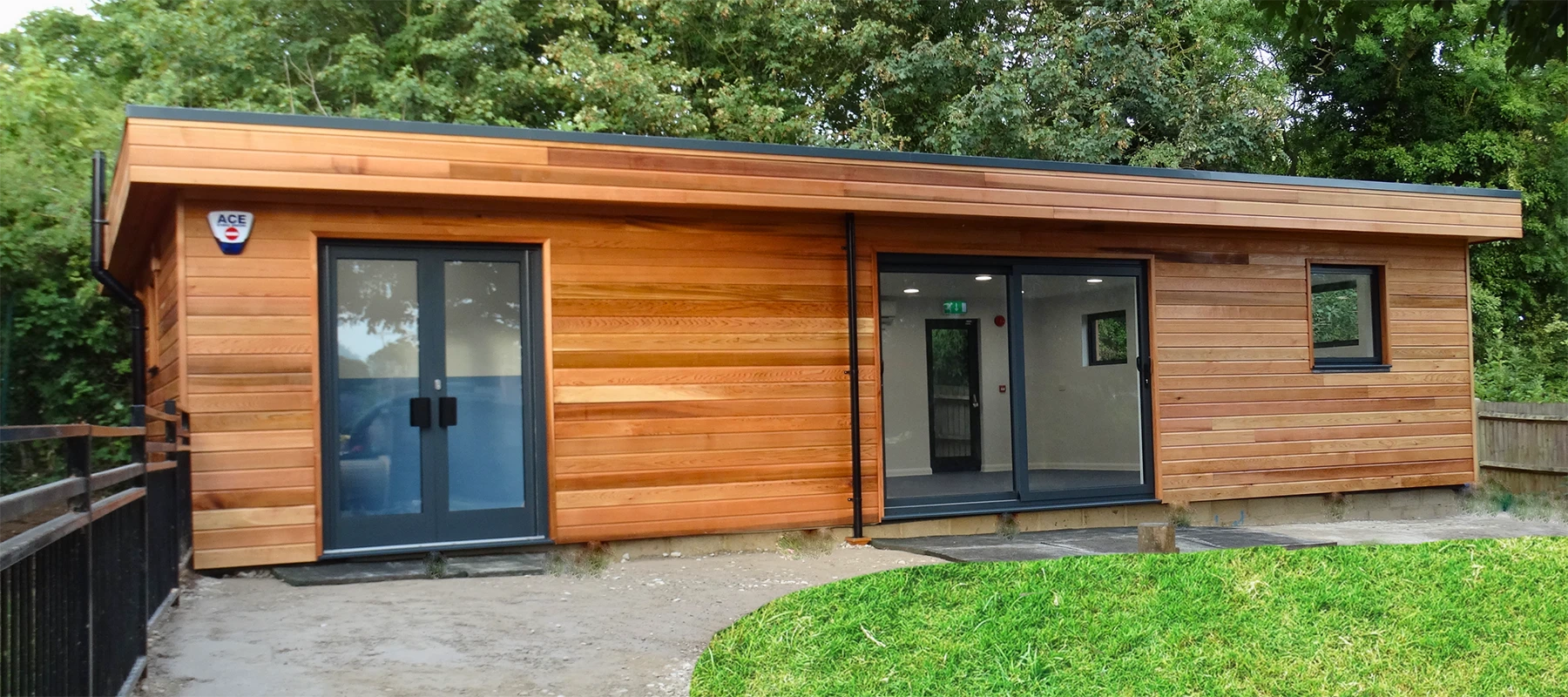Education commercial pod installation